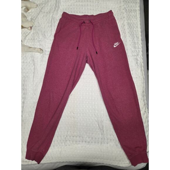 Nike Hot Pink Sweatpants Joggers Size Small Comfy Activewear - Picture 1 of 4